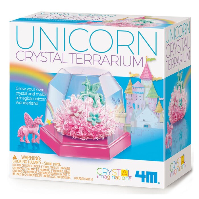 Crystal Imaginations/unicorn Crystal Terrarium/us - 35x28x19mm