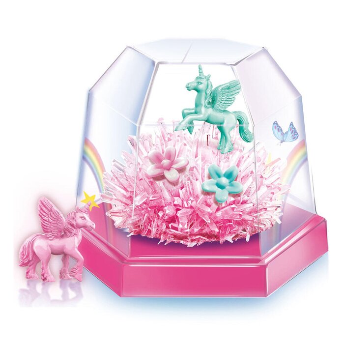 Crystal Imaginations/unicorn Crystal Terrarium/us - 35x28x19mm