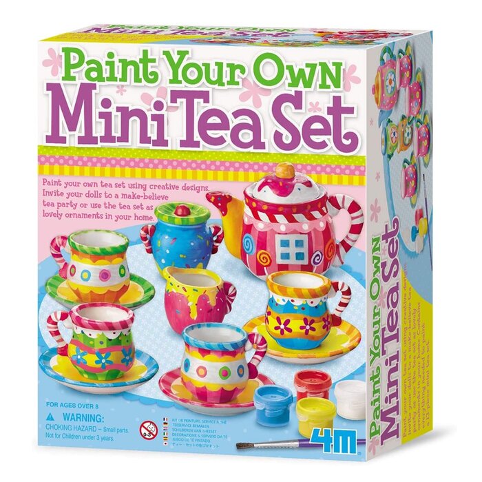 Paint Your Own Mini Tea Set - 37x25x22mm