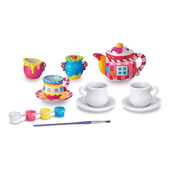 Paint Your Own Mini Tea Set - 37x25x22mm