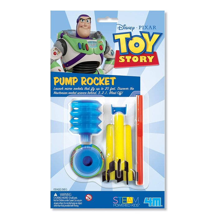 Disney/pixar Buzz Lightyear/pump Rocket - 32x18x18mm