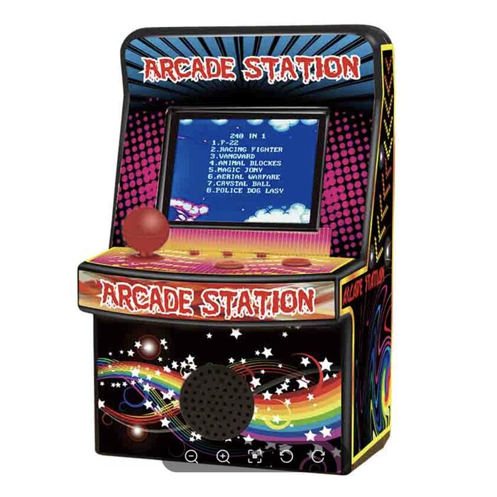 2.5" 8bit Arcade Game Station With 240 Games - 149 x 85 X 62mm