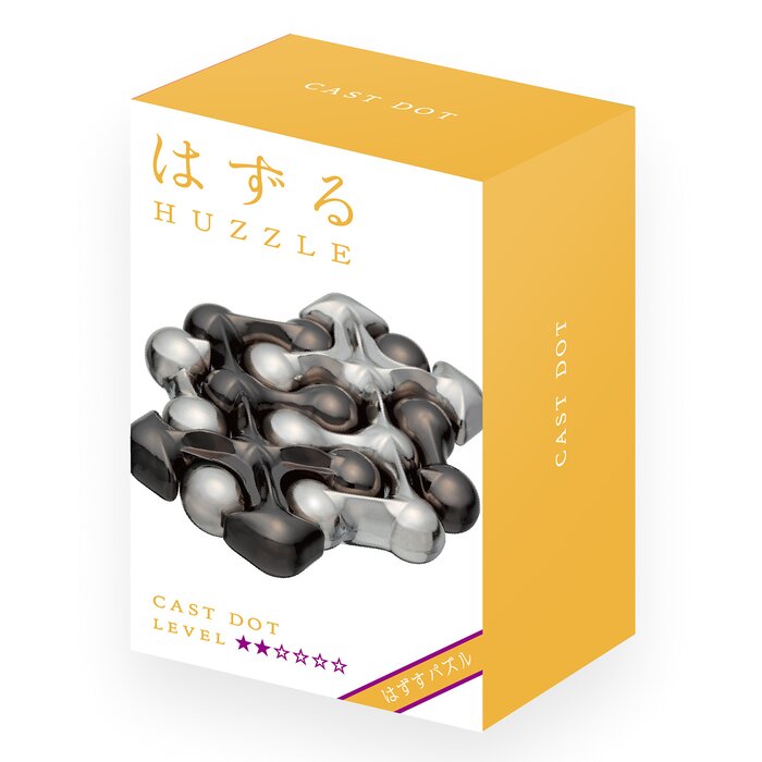 Hanayama | Dot Hanayama Metal Brainteaser Puzzle Mensa Rated Level 2 - 75*119*45 mm