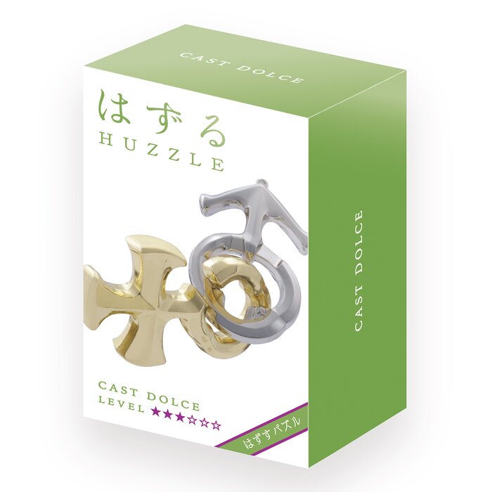 Hanayama | Dolce Hanayama Metal Brainteaser Puzzle Mensa Rated Level 3 - 75*119*45 mm