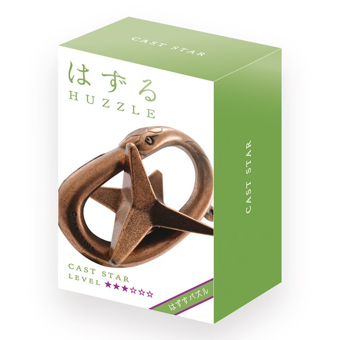 Hanayama | Star Hanayama Metal Brainteaser Puzzle Mensa Rated Level 3 - 75*119*45 mm