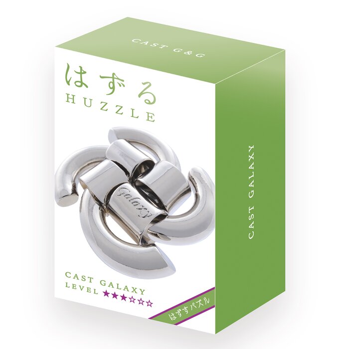 Hanayama | Galaxy Hanayama Metal Brainteaser Puzzle Mensa Rated Level 3 - 75*119*45 mm