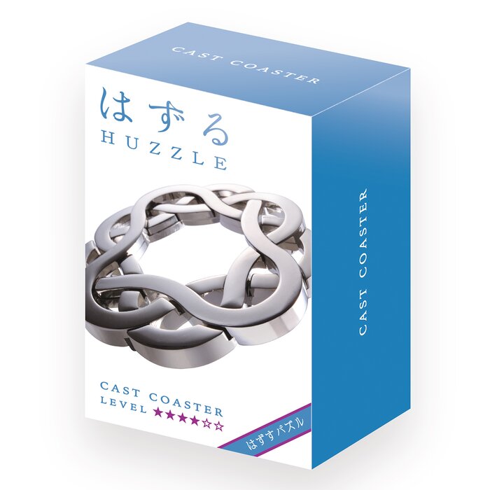 Hanayama | Coaster Hanayama Metal Brainteaser Puzzle Mensa Rated Level 5 - 75*119*45 mm