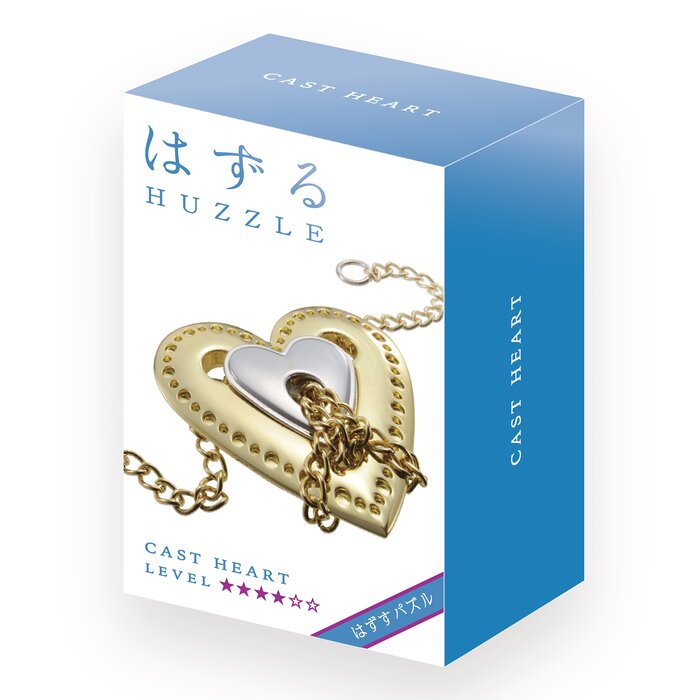 Hanayama | Heart Hanayama Metal Brainteaser Puzzle Mensa Rated Level 4 - 75*119*45 mm