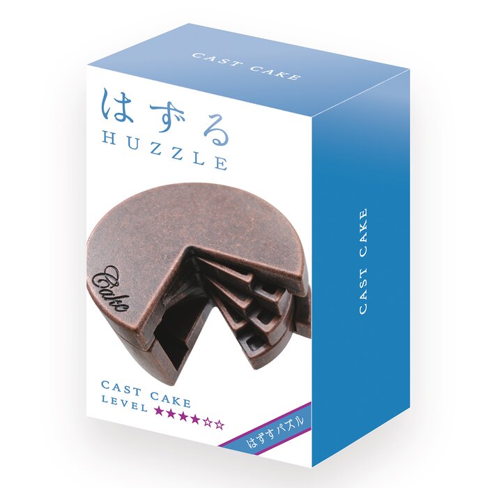 Hanayama | Cake Hanayama Metal Brainteaser Puzzle Mensa Rated Level 4 - 75*119*45 mm