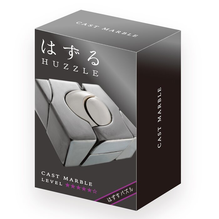 Hanayama | Marble Hanayama Metal Brainteaser Puzzle Mensa Rated Level 5 - 75*119*45 mm