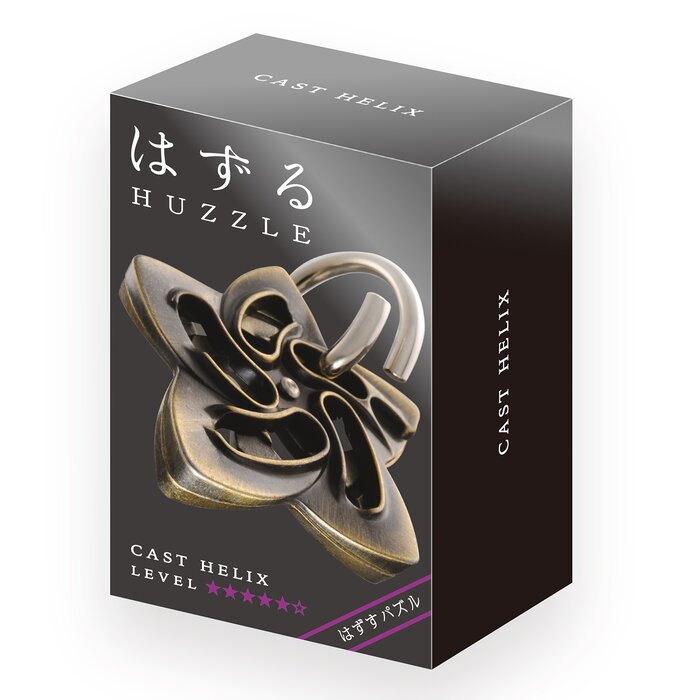 Hanayama | Helix Hanayama Metal Brainteaser Puzzle Mensa Rated Level 5 - 75*119*45 mm