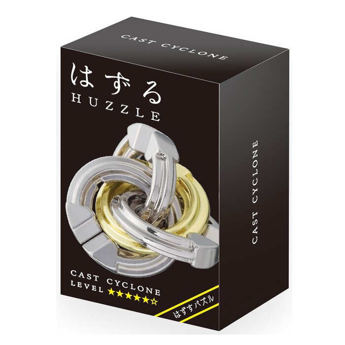 Hanayama | Cyclone Hanayama Metal Brainteaser Puzzle Mensa Rated Level 5 - 75*119*45 mm