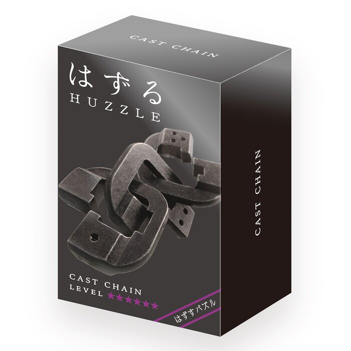 Hanayama | Chain Hanayama Metal Brainteaser Puzzle Mensa Rated Level 5 - 75*119*45 mm