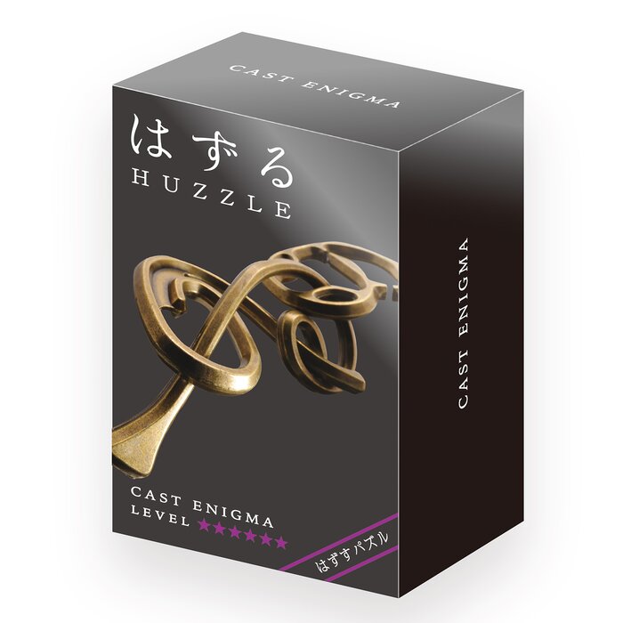 Hanayama | Enigma Hanayama Metal Brainteaser Puzzle Mensa Rated Level 5 - 75*119*45 mm