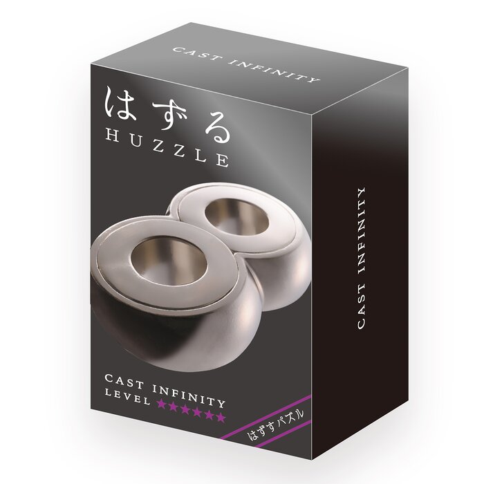 Hanayama | Infinity Hanayama Metal Brainteaser Puzzle Mensa Rated Level 6 - 75*119*45 mm