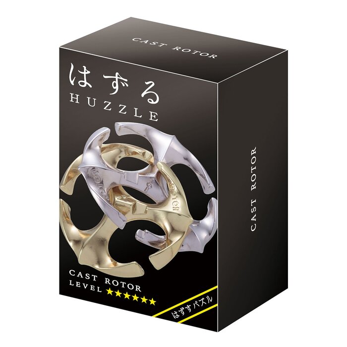 Hanayama | Rotor Hanayama Metal Brainteaser Puzzle Mensa Rated Level 6 - 75*119*45 mm