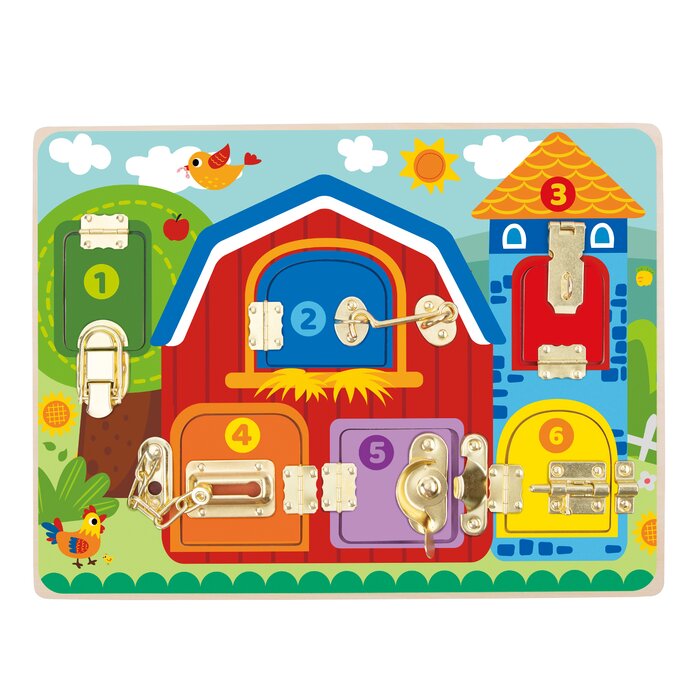 Latches Activity Board - 40x30x4cm