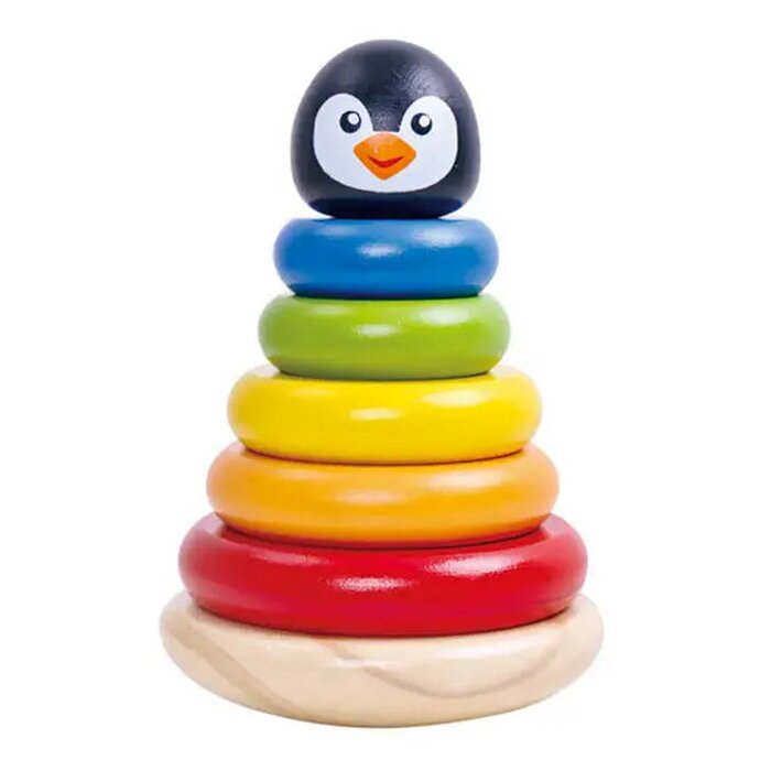 Penguin Tower - 12x12x18cm