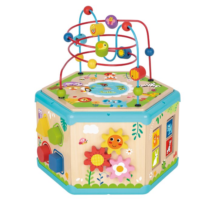 7 In 1 Activity Cube - 31x28x35cm