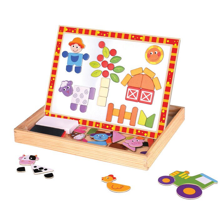 Magnetic Puzzle - Farm - 30x22x22cm