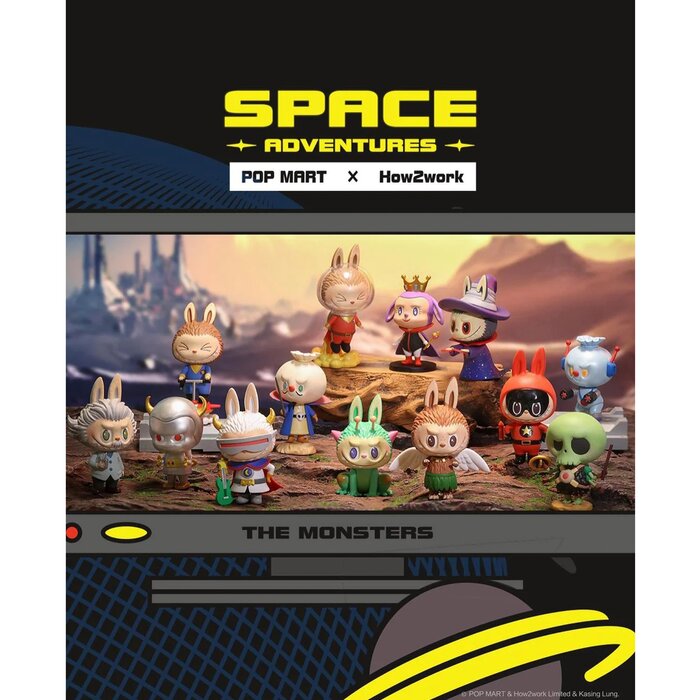 The Monsters Space Adventures Series (case Of 12 Blind Boxes) - 29x22x12cm