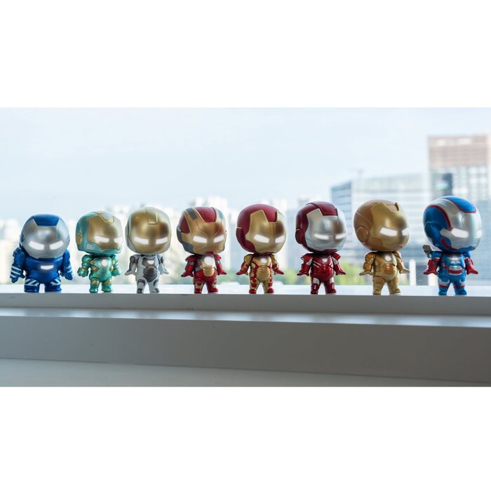 Iron Man – Iron Man Cosbi Bobble-head Collection (series 2) (individual Blind Boxes) - 6 x 6 x 10cm