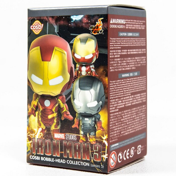 Iron Man 3 - Iron Man Cosbi Bobble-head Collection (series 3) (individual Blind Boxes) - 6 x 6 x 10cm