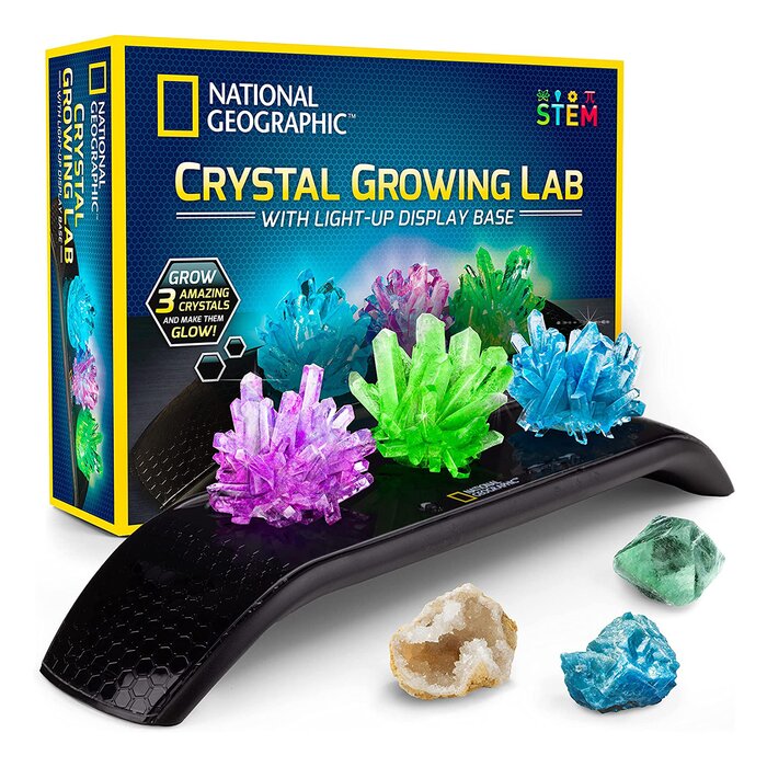 National Geographic Light Up Crystal Growing Kit - 23 x 9 x 29cm