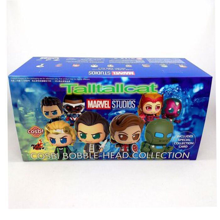 Marvel Studio Disney+ Cosbi Bobble-head Collection (case Of 8 Blind Boxes) - 29x22x12cm