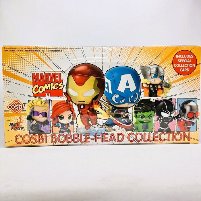 Avengers Cosbi Bobble-head Collection (case Of 8 Blind Boxes) - 29x22x12cm