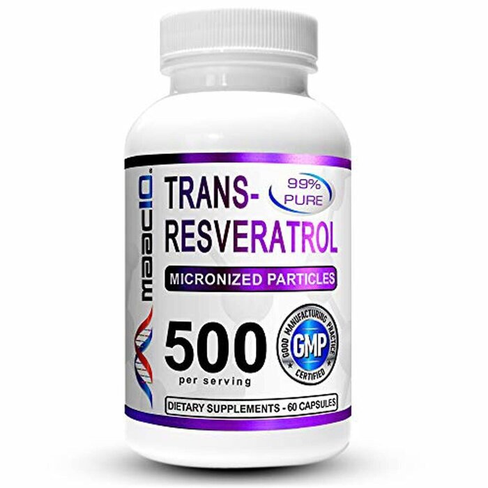 Usa Maac10 Trans Resveratrol 500mg - 60pcs - 60pcs/box