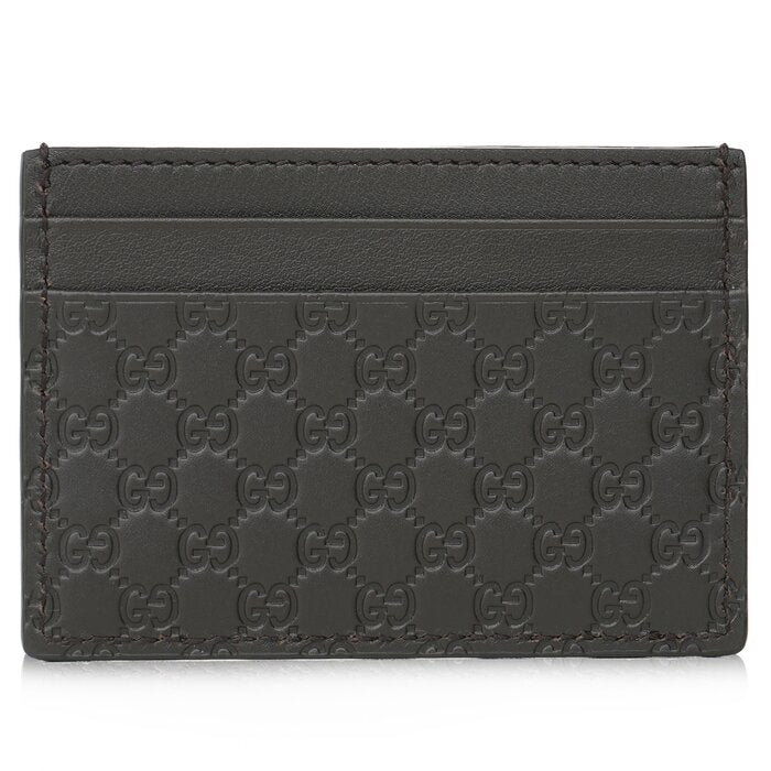 262837 Gucci Microguccissim A Card Holder - Fixed Size