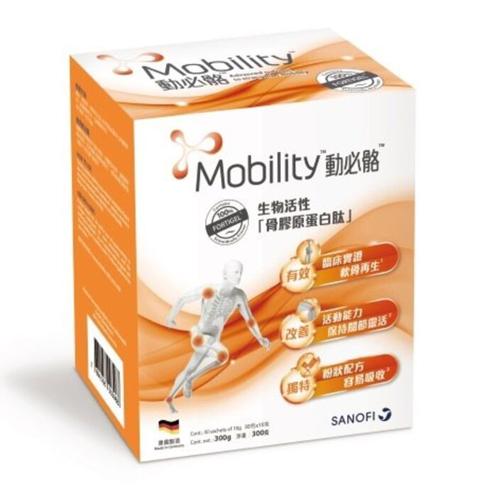 Mobility - 動必骼 Bioactive Collagen Peptide (100% Fortigel) 10g X30 Packs - Clinically Proven - 10g x 30 pcs