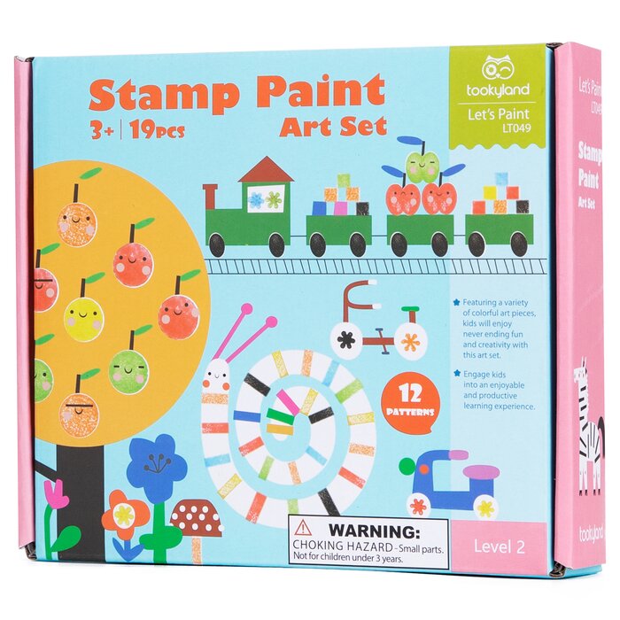 Stamp Paint Art Set - 20x17x5cm