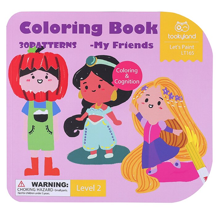 Coloring Book - My Friends - 26x28x0.5cm