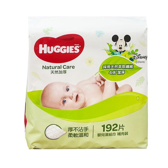 Huggies - Natural Care Baby Wipes 192pcs - 192pcs