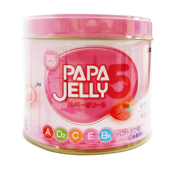 Papa - Jelly 5 Japan Liver Oil Pills (strawberry Flavor) 120 Capsules - 120 capsules