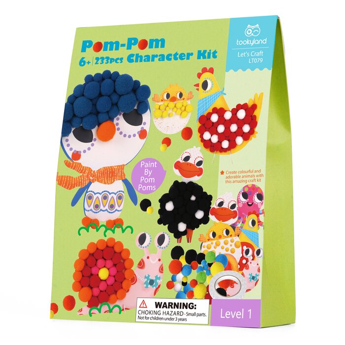 Pom - Pom Character Kit - 26x7x20cm