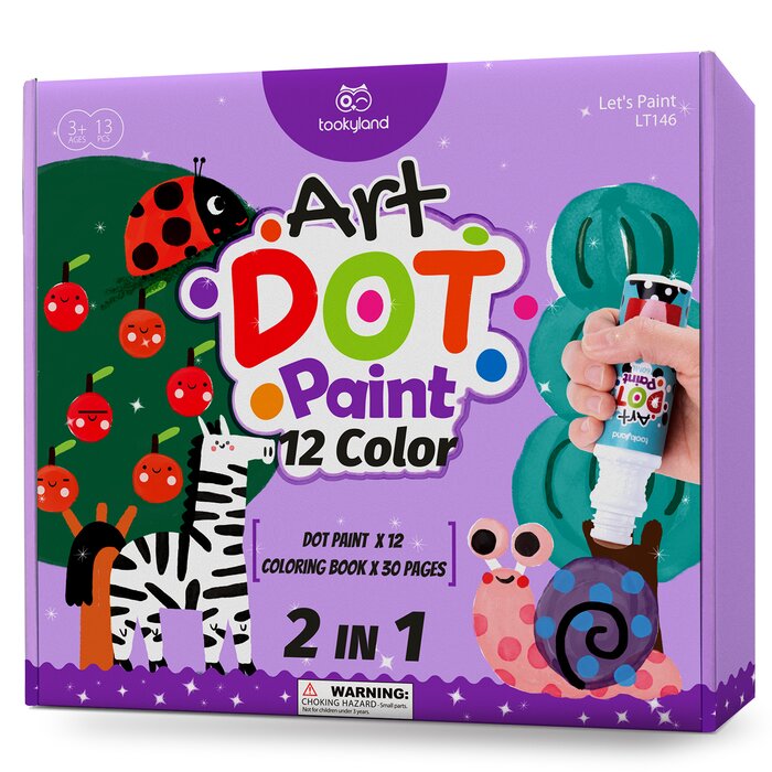 Dot Paint - 12 Color - 29x27x5cm