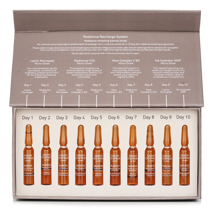 Skinesis Radiance Recharge System - 10x1ml/0.03oz