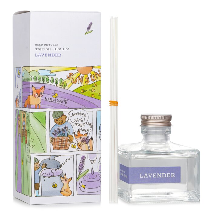 Tsutsu Uraura Deodorant Reed Diffuser - Lavender - 120ml