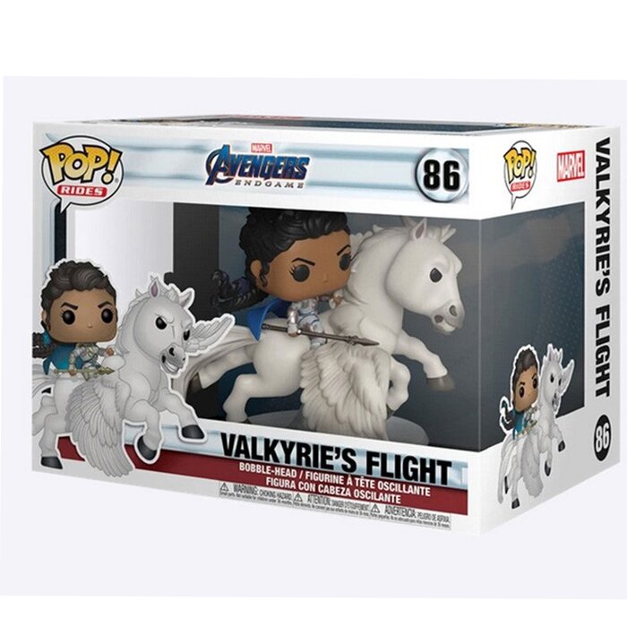 Pop! Ride:avengers Endgame-valkyrie On Horse Toy Figures - 19x24x18cm