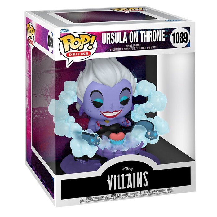 Pop! Deluxe: Villains- Ursula On Throne Toy Figures - 21x17x14cm