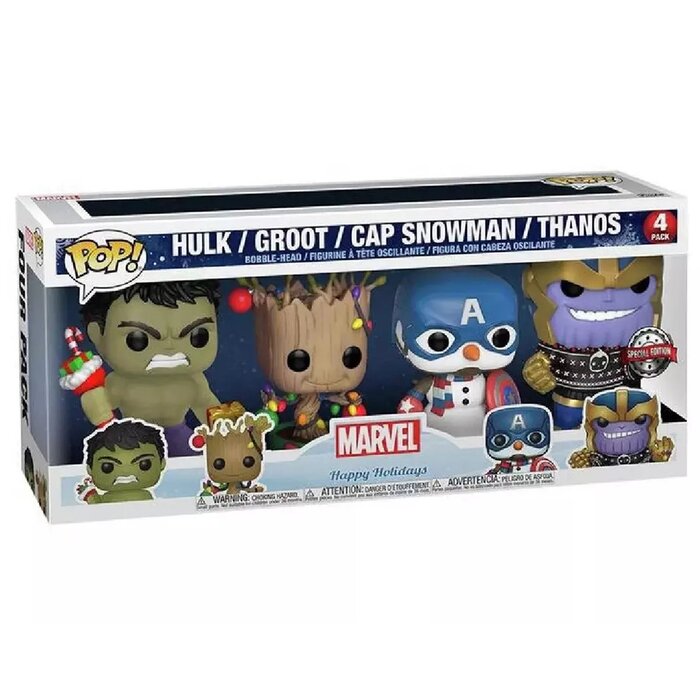 Funko Pop Marvel: Holiday Toy Figures - 16x35x9cm