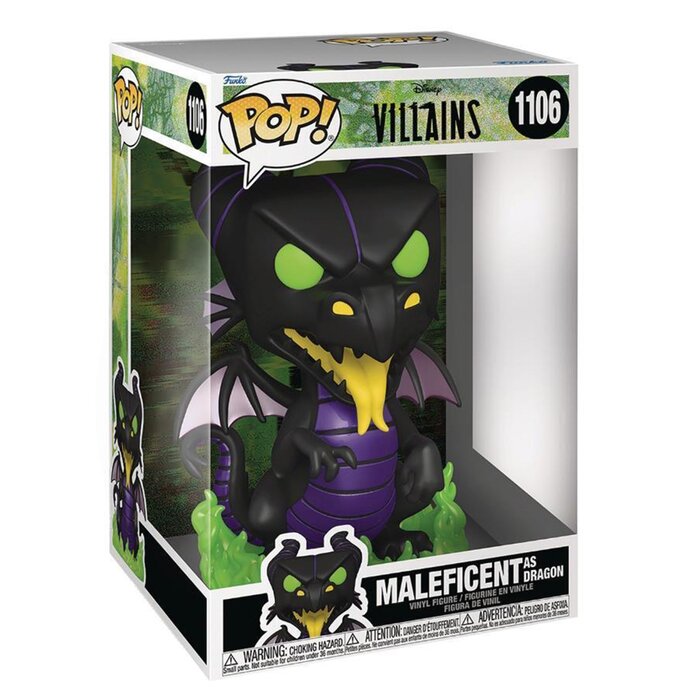 Pop Jumbo: Villains- Maleficent Dragon Toy Figures - 21x33x21cm