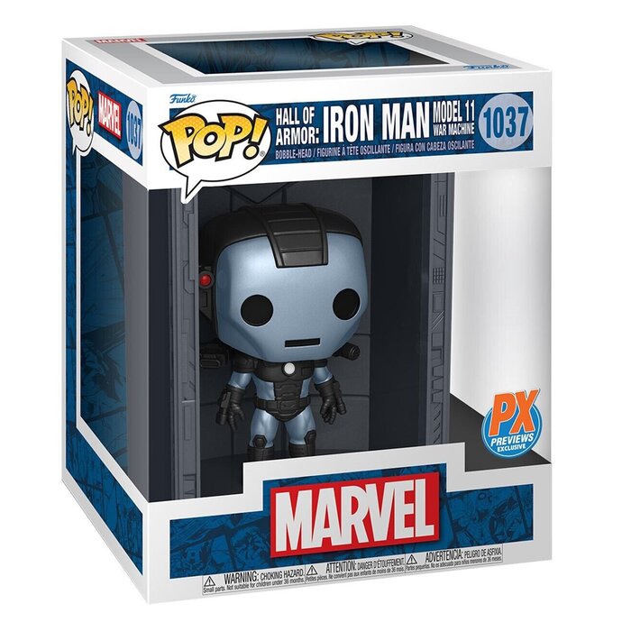 Pop! Deluxe: Marvel Ironman Mk11 - War Machine Toy Figures - 21x17x14cm