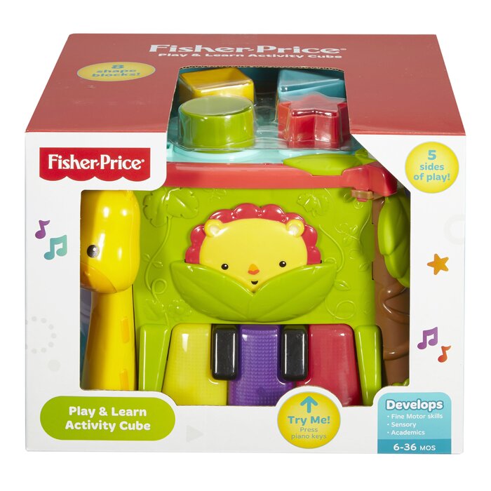 Play & Learn Activity Cube - 25x24x20cm