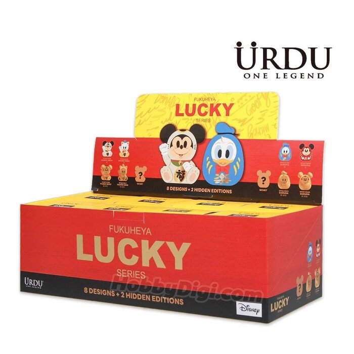 Disney Fukuheya Lucky Series - (case Of 8 Blind Boxes) - 15x10x33cm