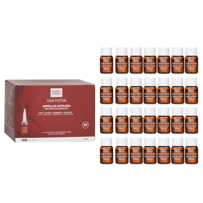 Hair System Anti-hair Lose Ampoules - 28 Ampoulesx3ml