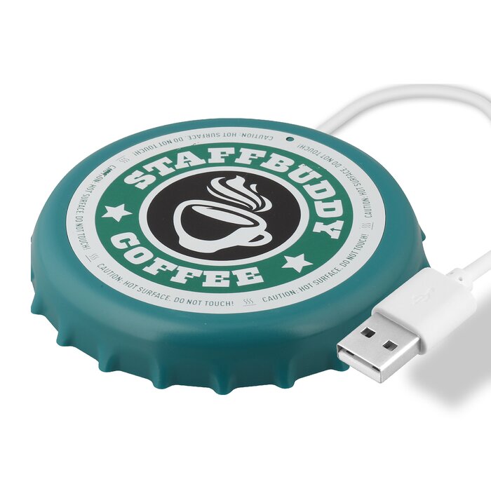 Usb Mug Warmer - Green - 11x11x2cm